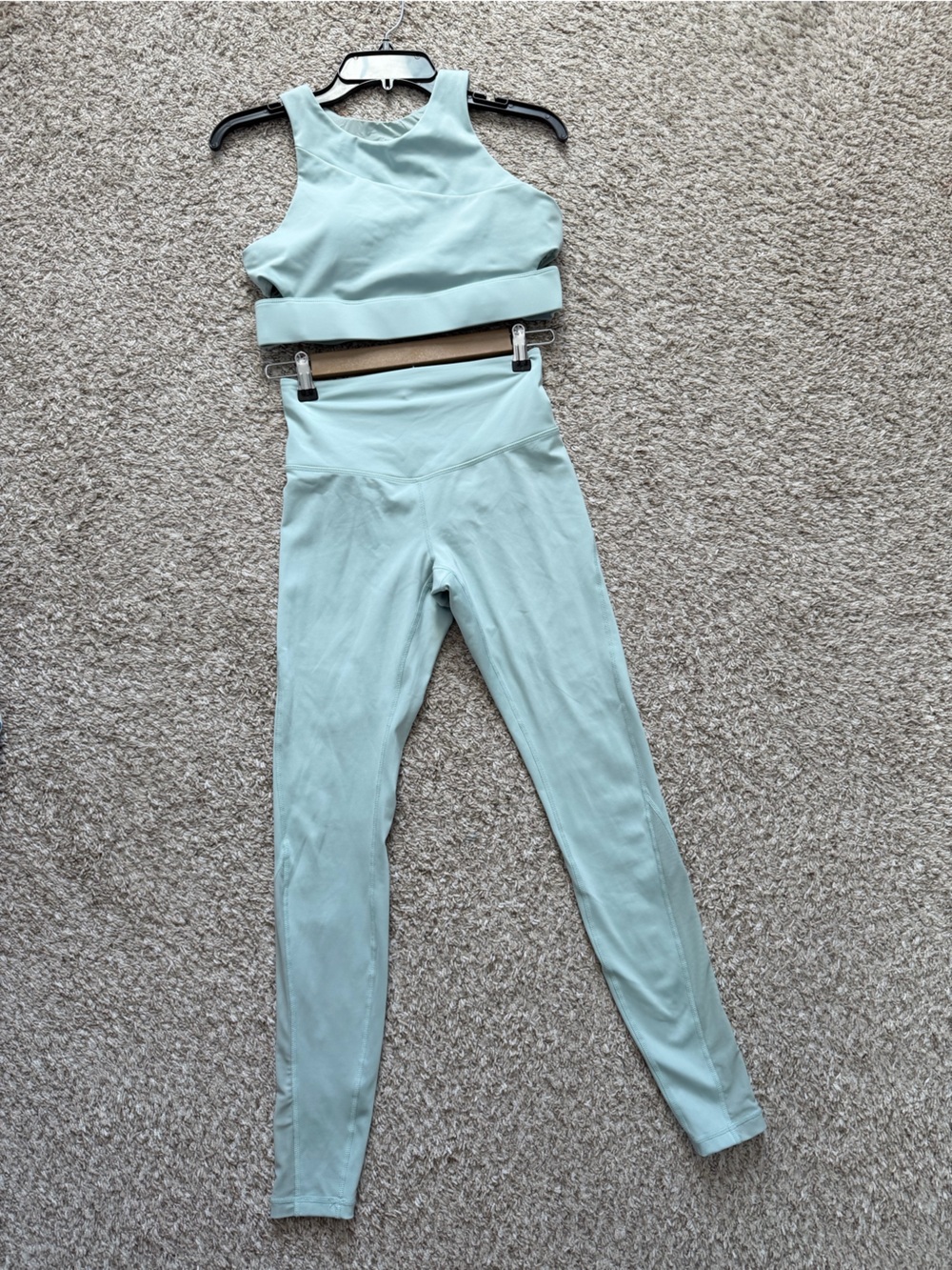 ANTONIO MELANI Light Sage Green Sleeveless Jumpsuit